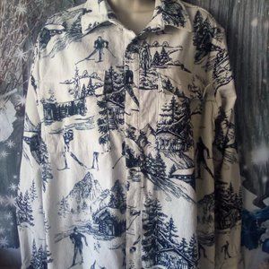 Unisex, corduroy scenery shacket, small**    $14